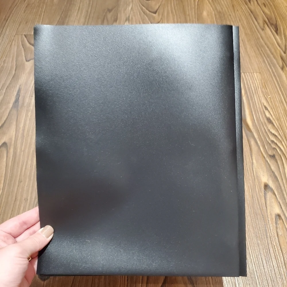 20 Pack Target Up & Up Black 2 Pocket Portfolio Folders Prong Office Durable NEW